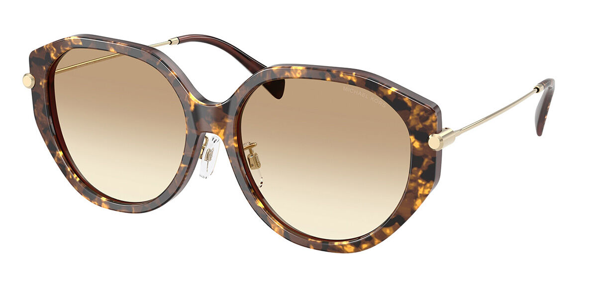 Michael Kors MK2248D JINAN Asian Fit 401613, Tortoiseshell frame, Gradient Brown lenses