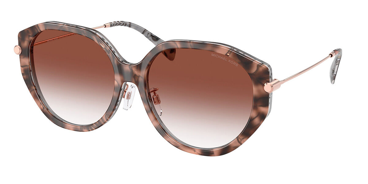 Michael Kors MK2248D JINAN Asian Fit 4017V0, Tortoiseshell frame, Gradient Pink lenses