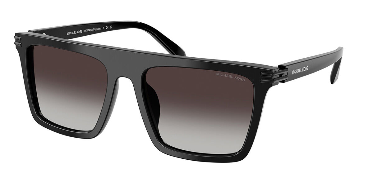 Michael Kors MK2249U EDGEWATER 30058G, Black frame, Gradient Grey lenses