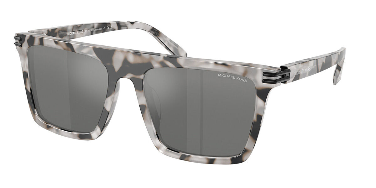 Michael Kors MK2249U EDGEWATER 402488, Tortoiseshell frame, Silver Gradient Grey Mirror lenses