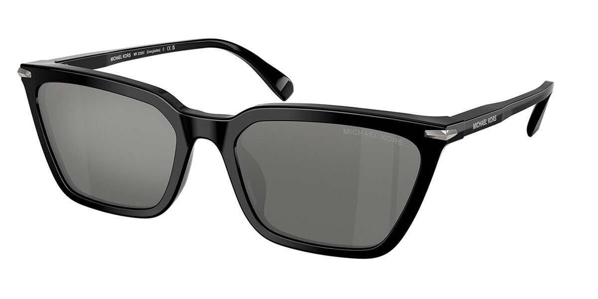 Michael Kors MK2250U EVERGLADES 300588, Black frame, Gradient Silver Flash Mirror lenses