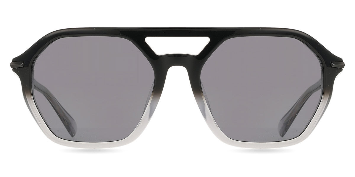 Michael Kors MK2251U JACKSON HOLE Polarized 401381, Black frame, Solid Dark Grey Polarized lenses