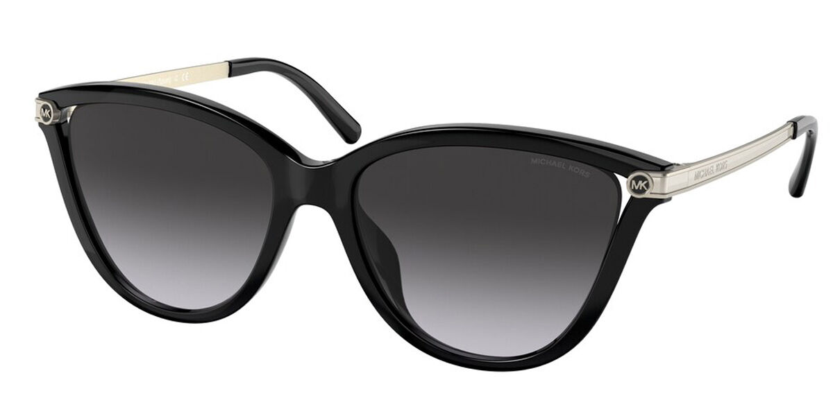 Michael Kors MK2139U TULUM 33328G, Black frame, Gradient Grey lenses