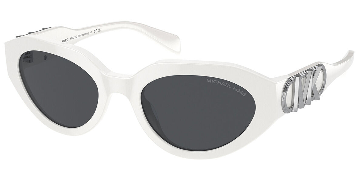 Michael Kors MK2192 EMPIRE OVAL 310087, White frame, Grey lenses