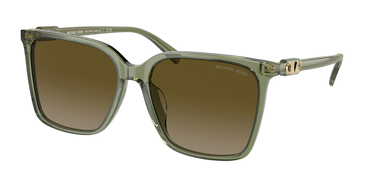 Michael Kors MK2197U CANBERRA 394413, Green frame, Gradient Green lenses
