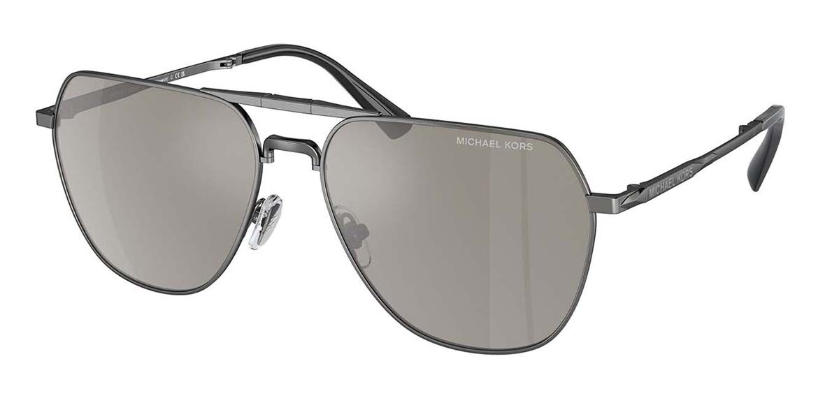 Michael Kors MK1156 KESWICK 10026G, Gunmetal frame, Silver Mirror lenses