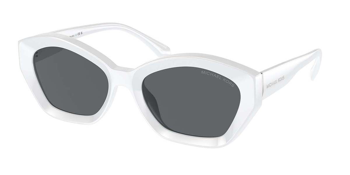 Michael Kors MK2209U BEL AIR 310087, White frame, Solid Dark Grey lenses
