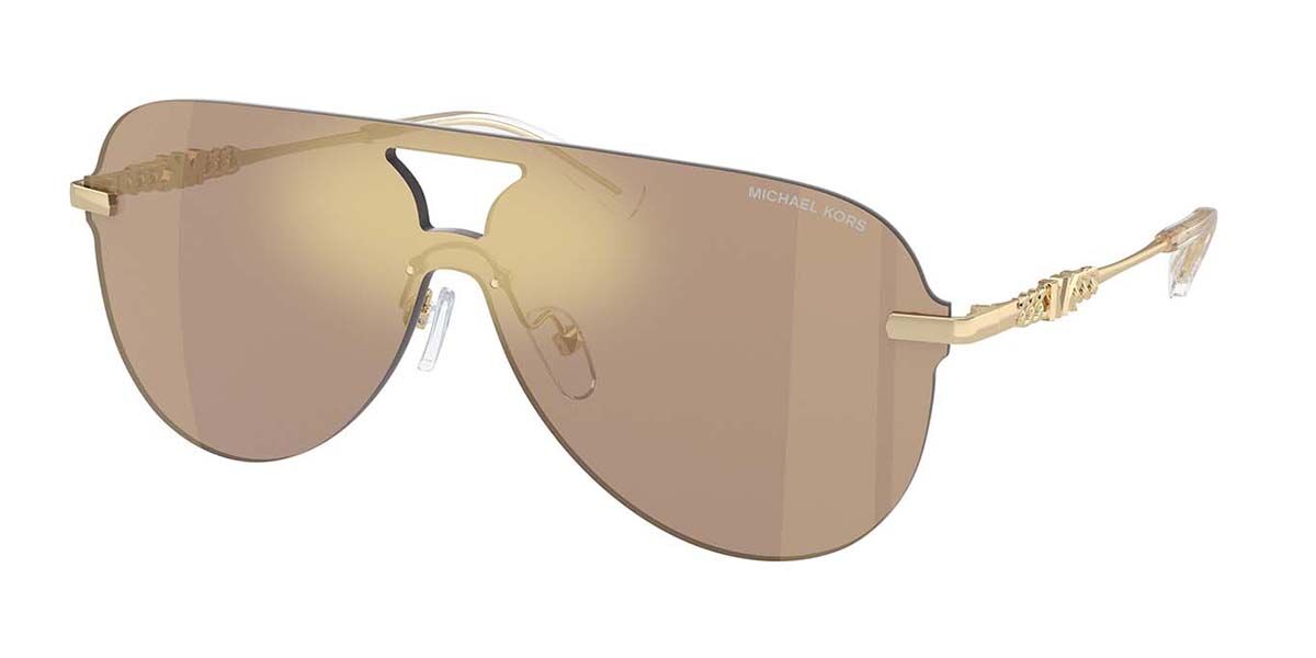Michael Kors MK1149 CYPRUS 10145A, Gold frame, Brown Mirror lenses