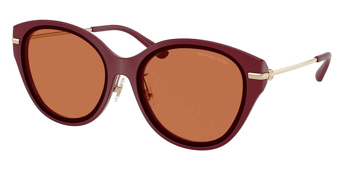 Michael Kors MK2229D TIANJIN Asian Fit 400473, Red frame, Solid Deep Red lenses