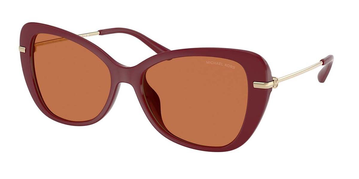 Michael Kors MK2230U SAINT CROIX 400473, Red frame, Solid Deep Red lenses