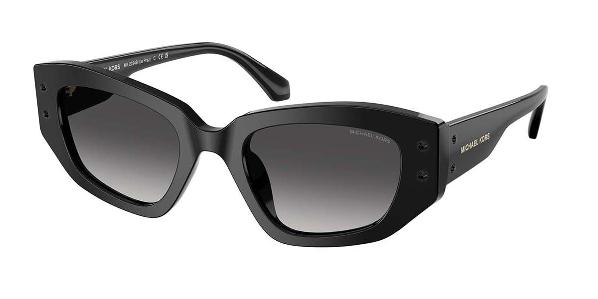 Michael Kors MK2234B LE PRAZ 30058G, Black frame, Gradient Dark Grey lenses