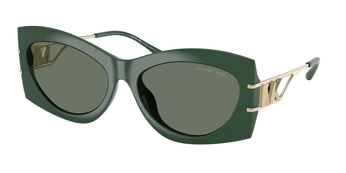 Michael Kors MK2235U NAVARRA 40063H, Green frame, Solid Green lenses