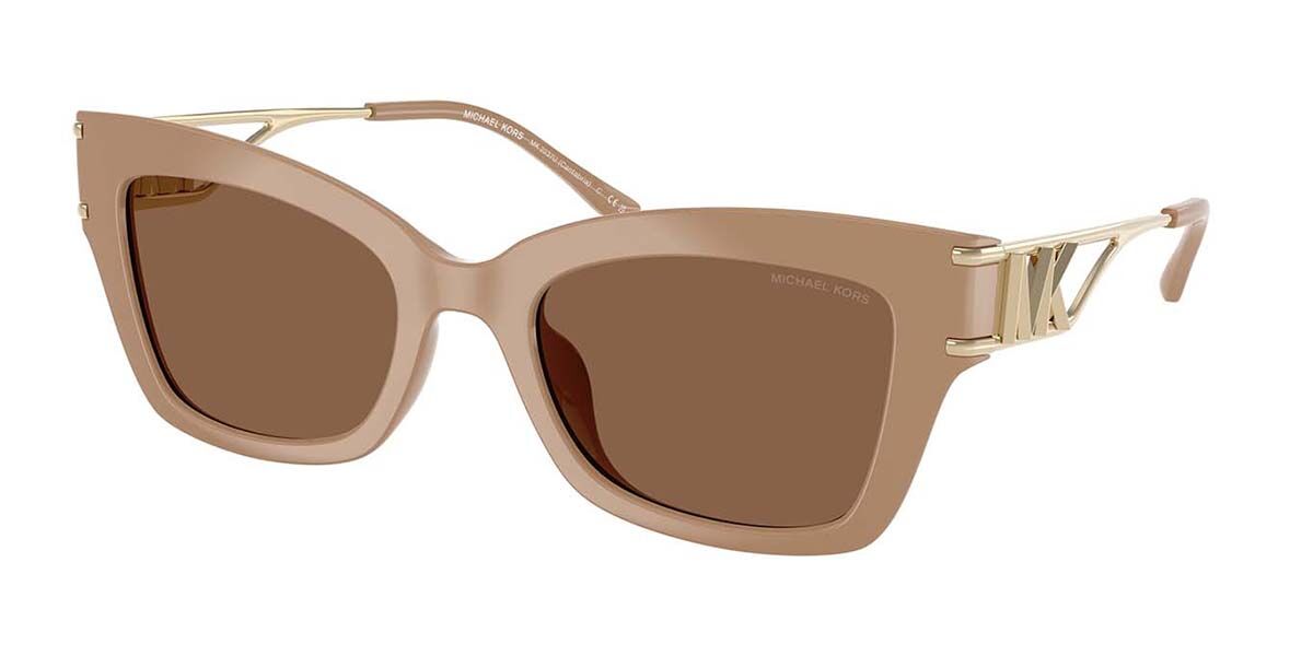 Michael Kors MK2237U CANTABRIA 35553G, Brown frame, Solid Brown lenses