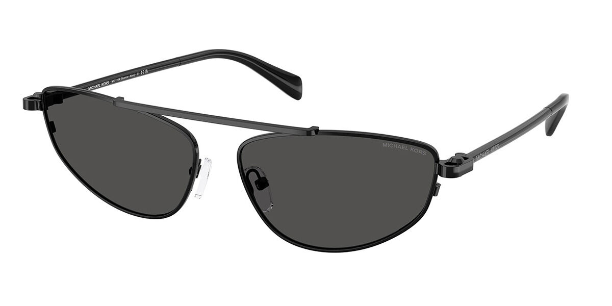 Michael Kors MK1164 BUENOS AIRES 100587, Black frame, Solid Dark Grey lenses