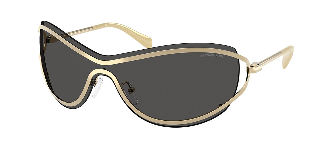 Michael Kors MK1166 LA PRAIA 101487, Gold frame, Solid Dark Grey lenses