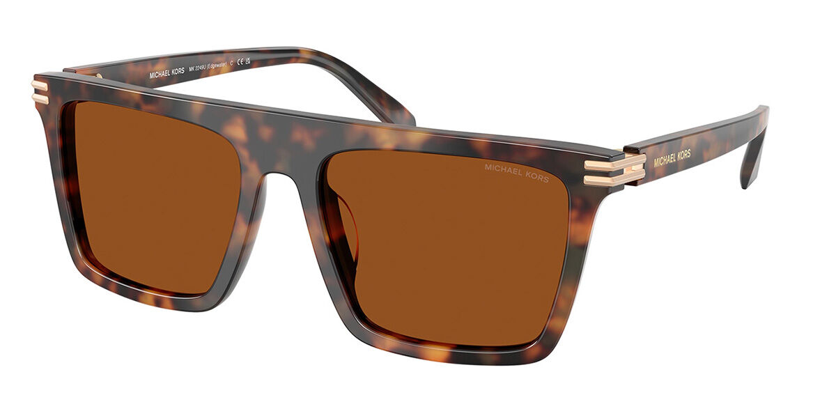 Michael Kors MK2249U EDGEWATER 390473, Tortoiseshell frame, Solid Brown lenses