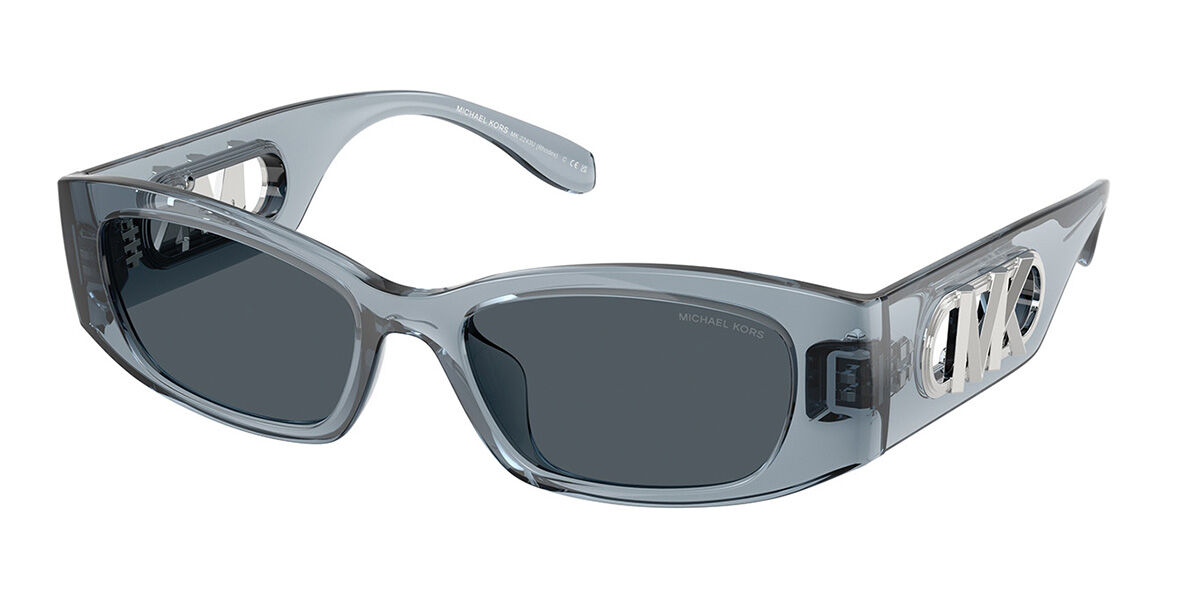 Michael Kors MK2243U RHODES 401487, Blue frame, Solid Grey-Blue lenses