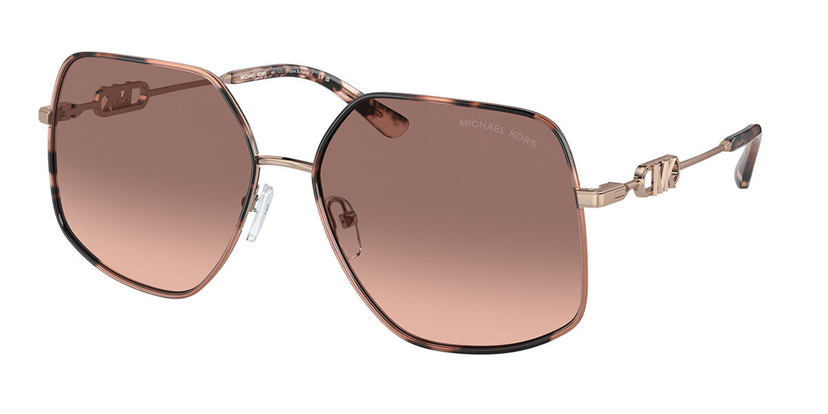 Michael Kors MK1127J EMPIRE BUTTERFLY 110813, Tortoiseshell frame, Pink Shaded Brown lenses