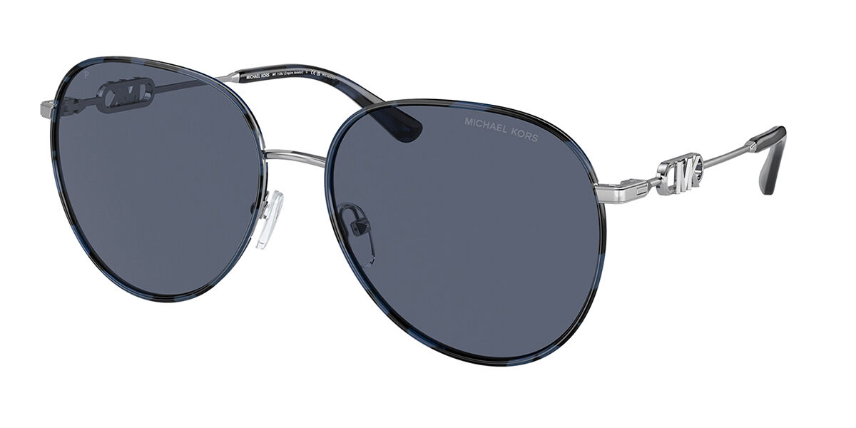 Michael Kors MK1128J EMPIRE Polarized 10158S, Tortoiseshell frame, Blue Polarized lenses