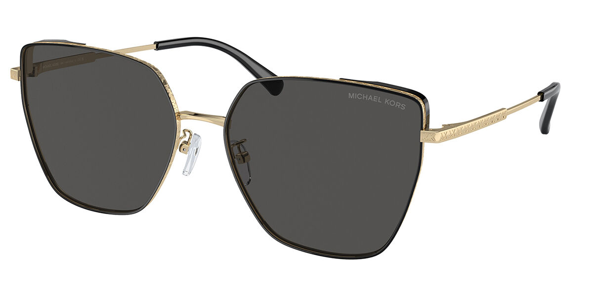 Michael Kors MK1143D FUJI Asian Fit 101687, Gold frame, Solid Dark Grey lenses