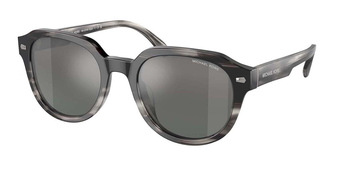 Michael Kors MK2216U EGER 396688, Black frame, Grey Mirror lenses