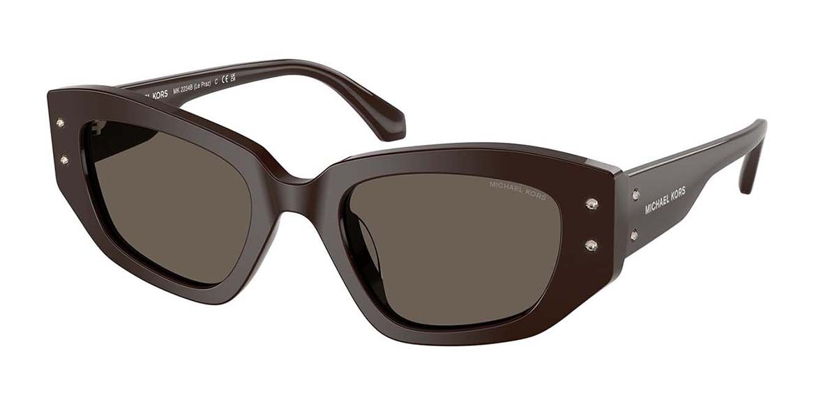 Michael Kors MK2234B LE PRAZ 4007/3, Brown frame, Solid Chocolate Brown lenses