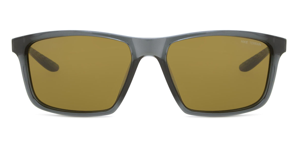 Nike VALIANT E CW4644 021, Grey frame, Navy Green lenses