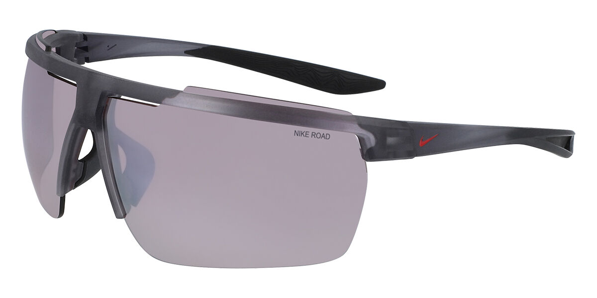 Nike WINDSHIELD E CW4662 080, Grey frame, Road with White Mirror lenses