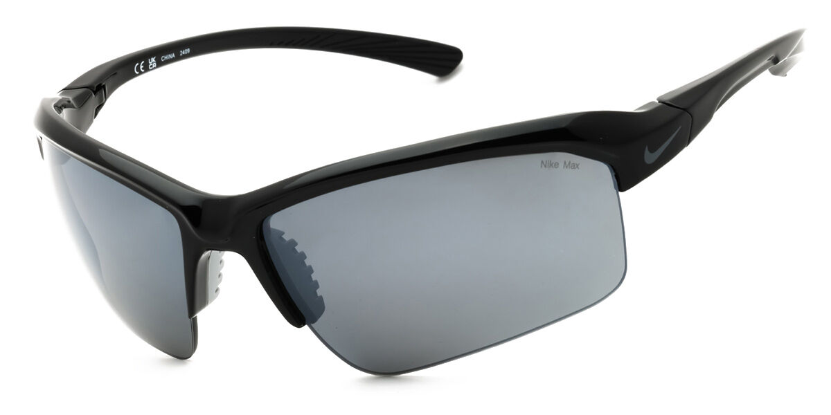 Nike SKYLON RISE P IB3519X Polarized 010, Black frame, Grey Mirror lenses