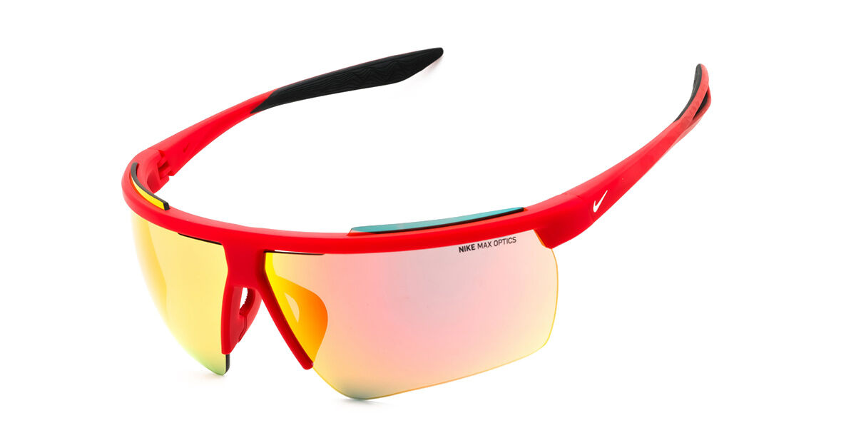 Nike WINDSHIELD 20 CW1287 657, Red frame, Red Mirror lenses