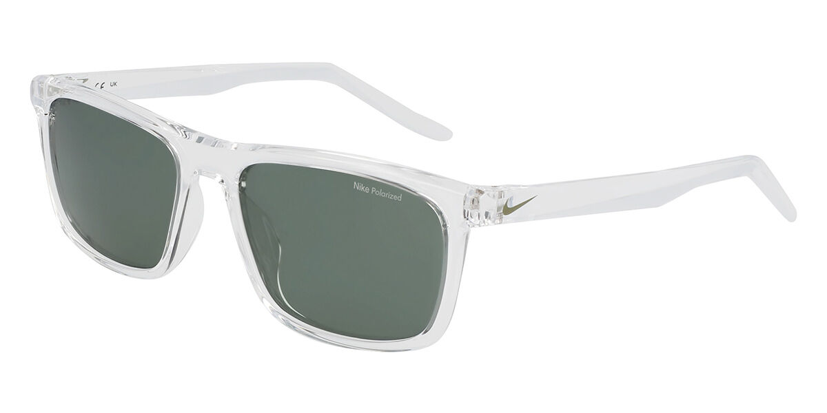 Nike EMBAR P N IU4638X Polarized 900, Clear frame, Green lenses