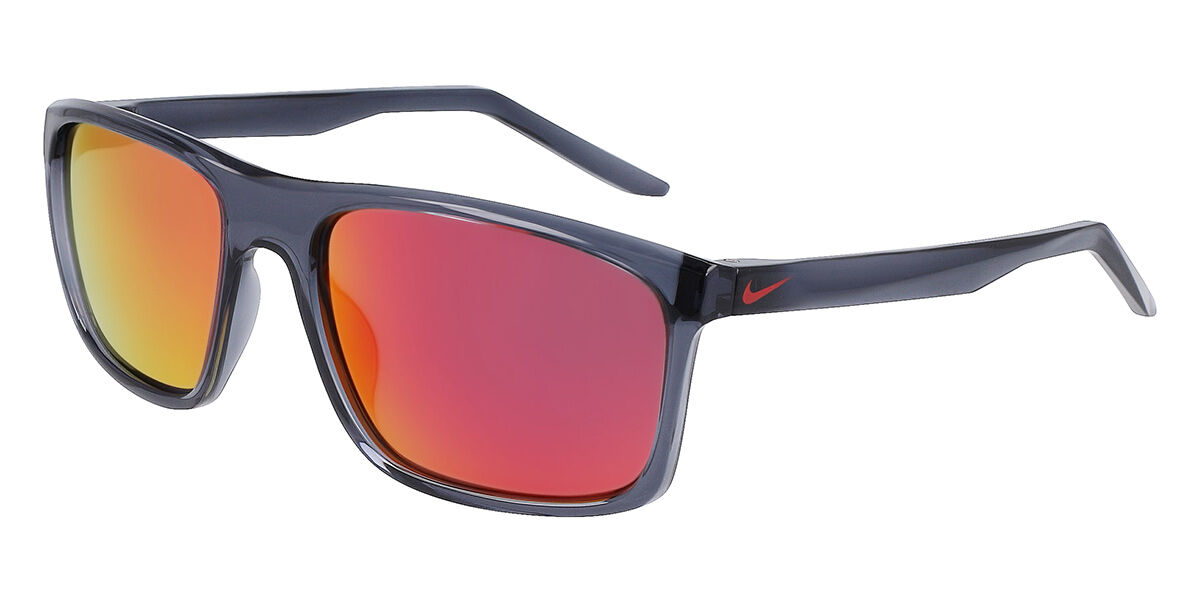 Nike FIRE P N IU8024X Polarized 021, Grey frame, Red Flash Mirror lenses