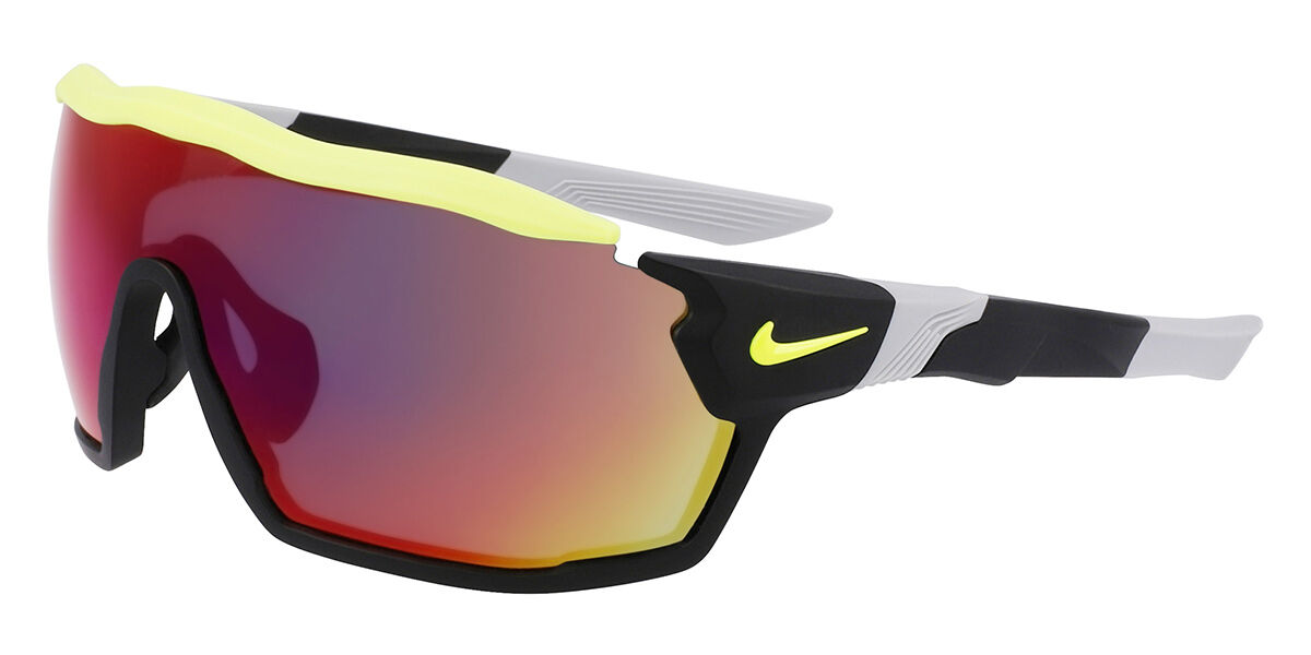 Nike SHOW X RUSH E N IU4697X 010, Black frame, Gradient Field Red Purple Mirror lenses