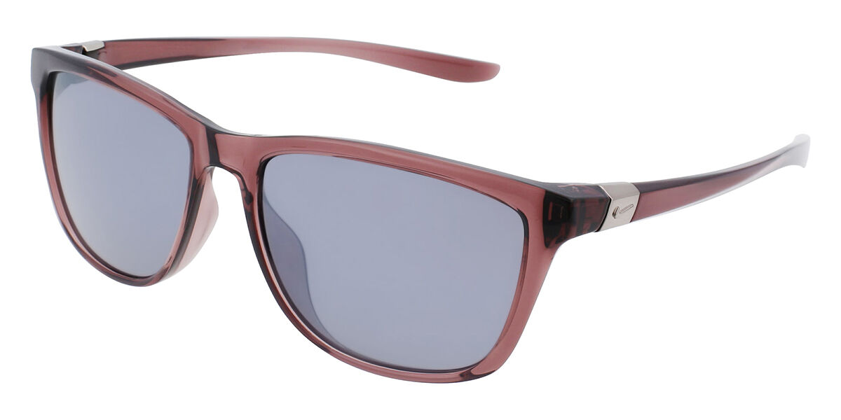 Nike CITY ICON DJ0890 298, Brown frame, Silver Mirror lenses