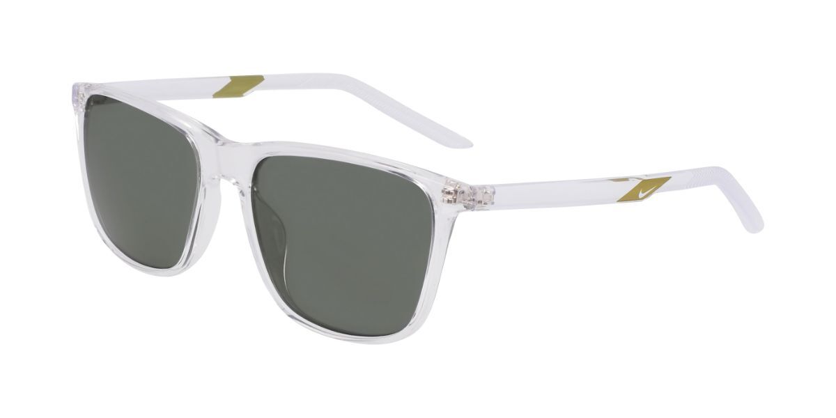 Nike STATE DV2290 975, Clear frame, Green lenses