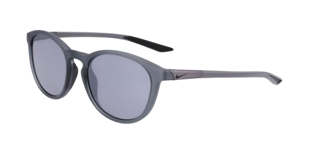 Nike EVOLUTION DZ7360 010, Grey frame, Silver Flash Mirror lenses