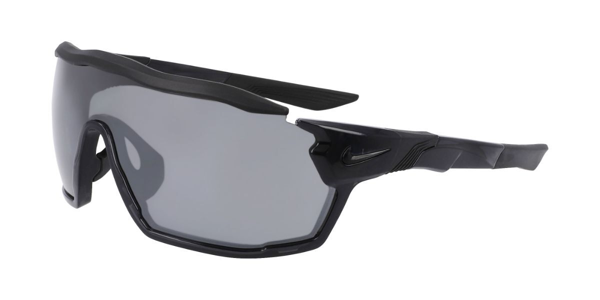 Nike SHOW X RUSH DZ7368 060, Black frame, Silver Flash Mirror lenses