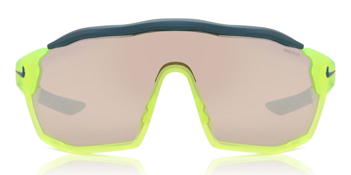 Nike SHOW X RUSH E DZ7369 702, Yellow frame, Silver Flash Mirror lenses