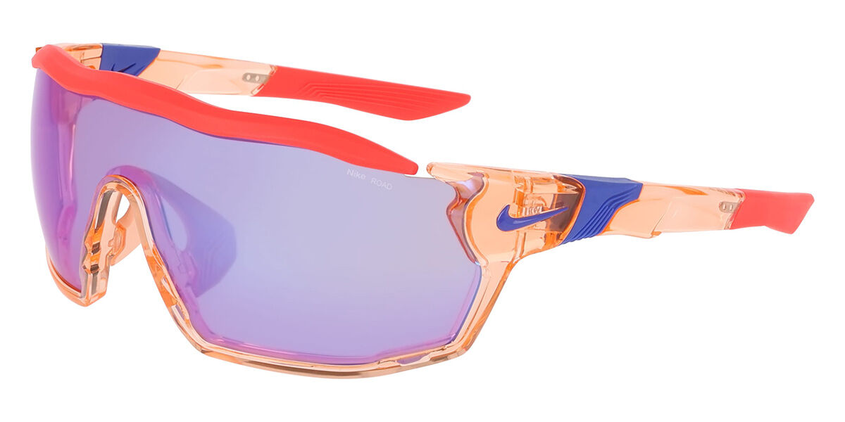 Nike SHOW X RUSH E DZ7369 814, Orange frame, Road Blue Mirror lenses
