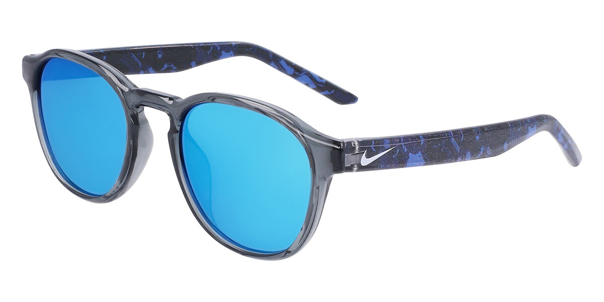 Nike SMASH M DZ7383 021, Grey frame, Blue Mirror lenses
