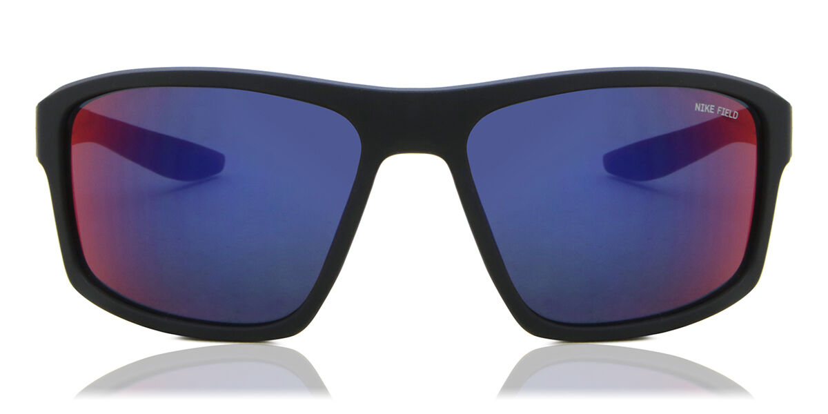 Nike BRAZEN FURY E FJ2275 010, Black frame, Gradient Field Red Purple lenses