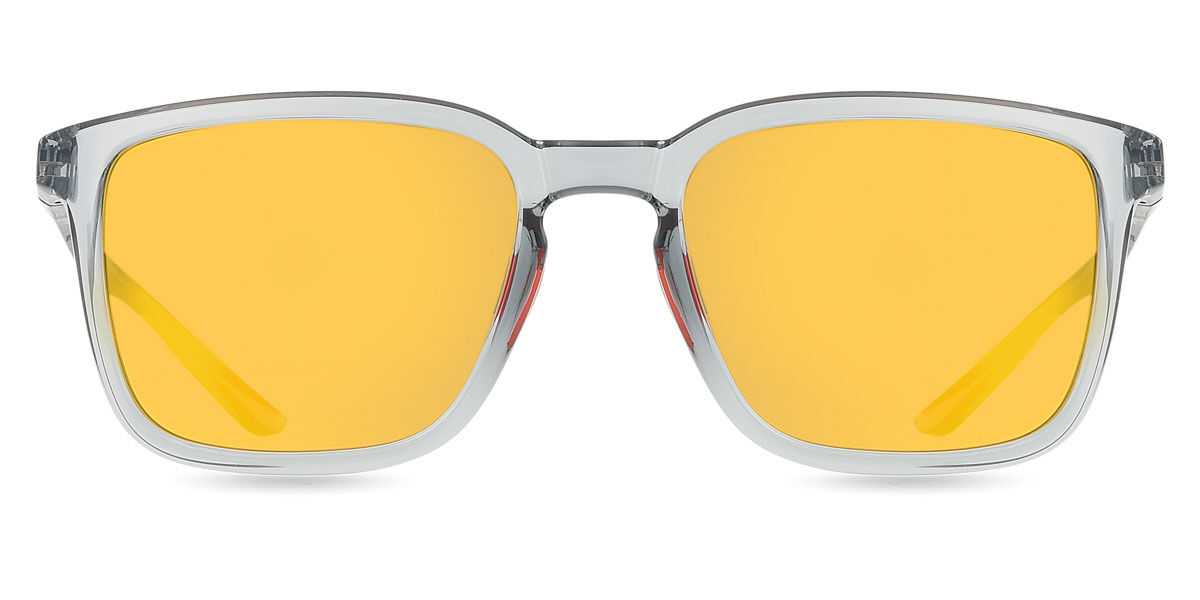 Nike CIRCUIT FJ1972 080, Grey frame, Yellow Gradient Orange Mirror lenses