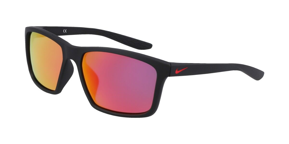 Nike VALIANT M FJ1998 016, Black frame, Infrared Red Gradient Yellow lenses