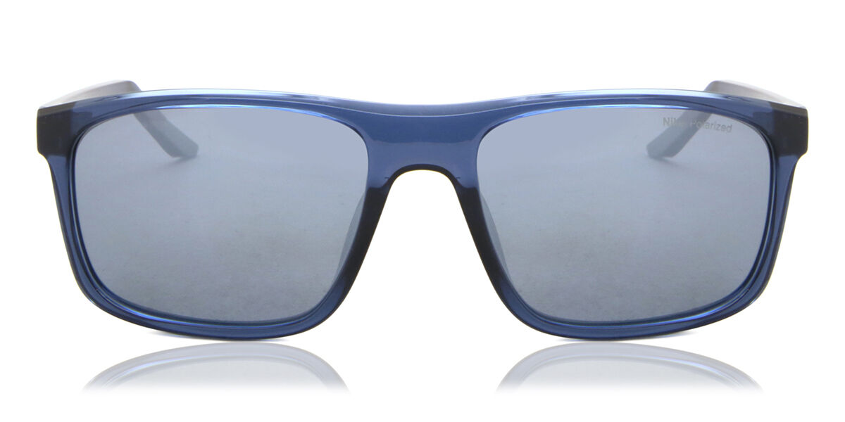 Nike FIRE P FD1818 Polarized 434, Blue frame, Silver lenses