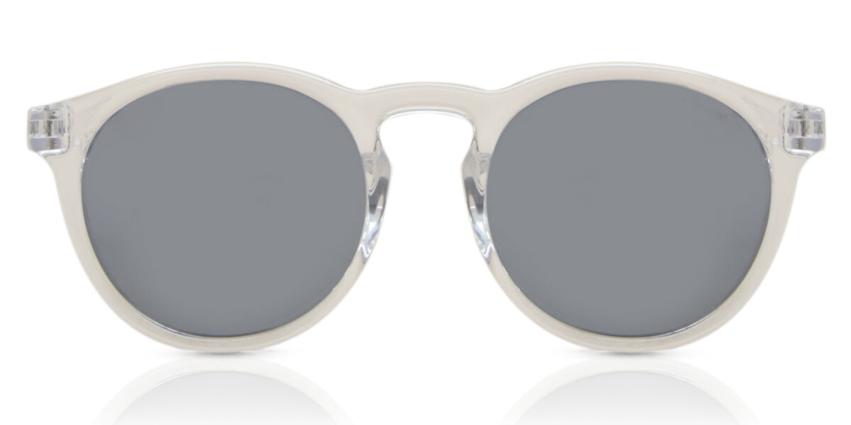 Nike SWERVE P FD1850 Polarized 901, Clear frame, Silver Flash Mirror lenses