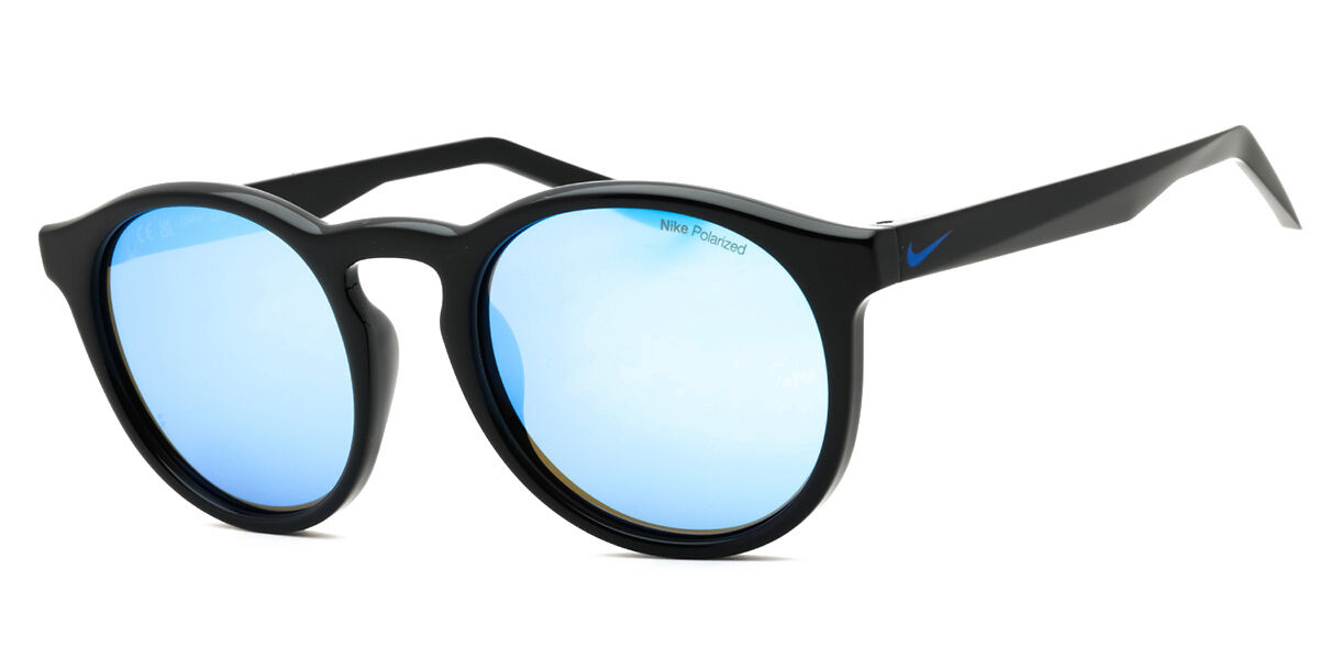 Nike SWERVE P FD1850 Polarized 014, Black frame, Blue Mirror lenses