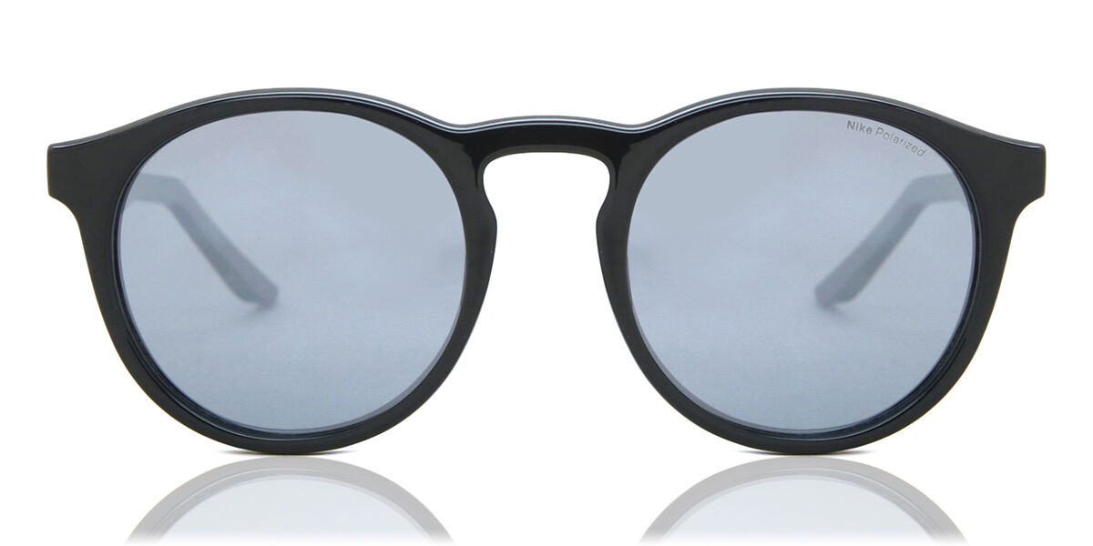 Nike SWERVE P FD1850 Polarized 010, Black frame, Silver Flash Mirror lenses