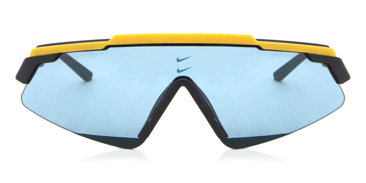 Nike MARQUEE FN0301 845, Yellow frame, Teal Blue lenses