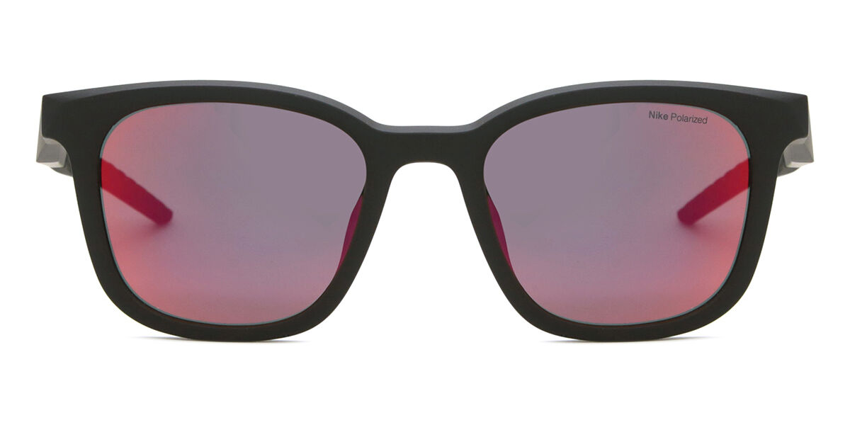 Nike RADEON 2 P FV2407 Polarized 010, Black frame, Orange Red Mirror lenses