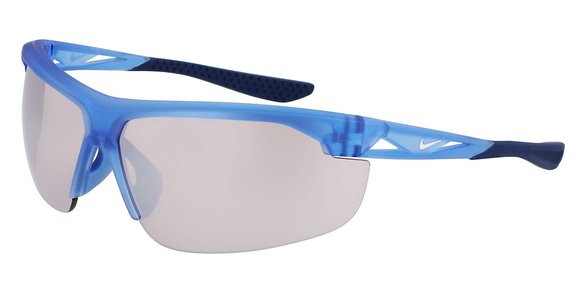 Nike WINDTRACK E FV2396 450, Blue frame, Chrome Grey Mirror lenses